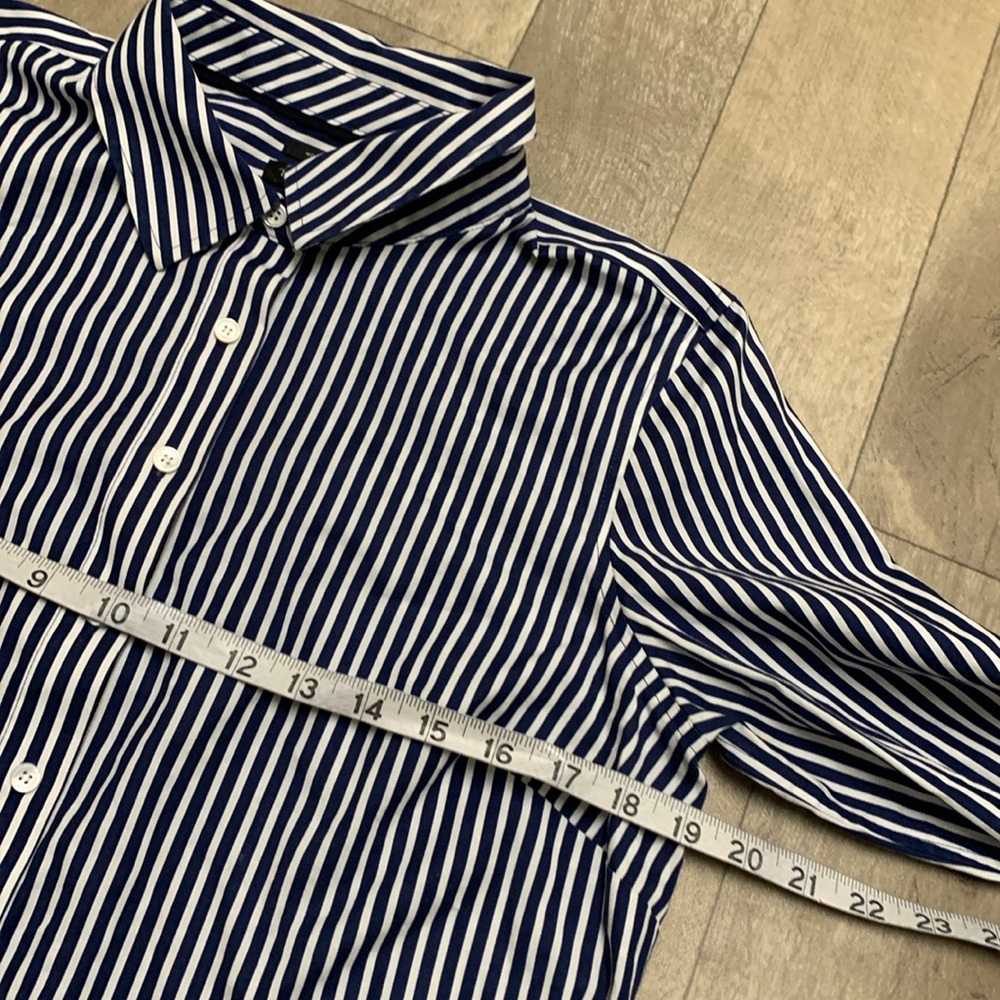Womens Talbots Stripe Long Sleeve Popover Casual Shirt - Picture 4 of 7